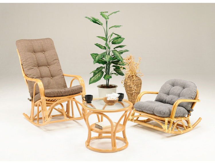 光製作所 ラタン ロッキングチェア チェア ハイバック パーソナルチェア 座椅子 イス 和室 和風 コンパクト 高齢者 籐 籐家具 おしゃれ(代引不可)