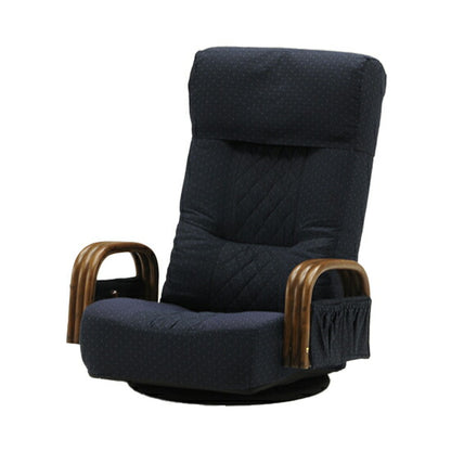 光製作所 低反発 ウレタン ラタン チェア 高齢者 座椅子 チェアー 回転 フロアチェア おしゃれ 高齢者 和風 和室 天然木 木製 一人掛け(代引不可)