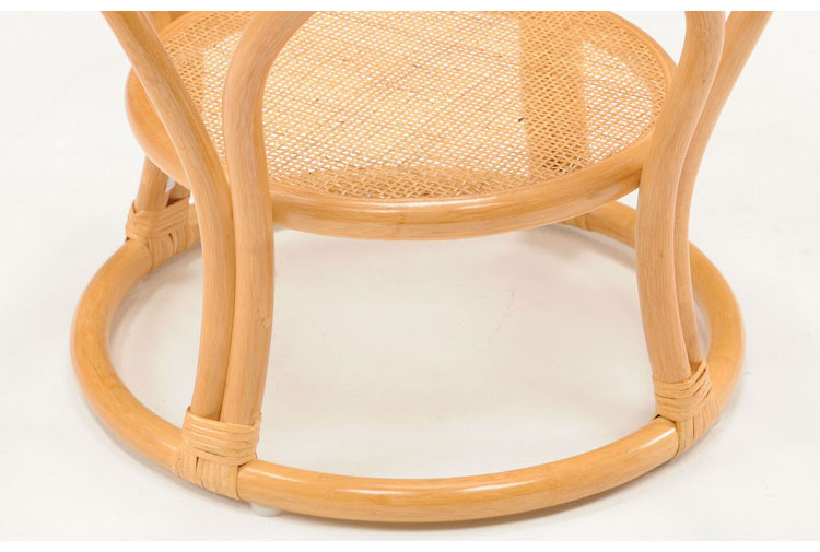 光製作所 棚付き サークル ラタン ガラステーブル テーブル センターテーブル ロ―テーブル おしゃれ 和室 和風 籐 籐家具 おしゃれ 高齢者 収納付き ガラス(代引不可)