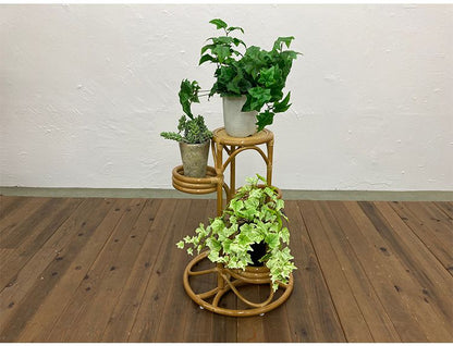 【5%OFF】光製作所 ラタン プランター 植物 植木鉢 天然木 木製 籐 おしゃれ アンティーク 和風 和室 玄関 収納(代引不可)
