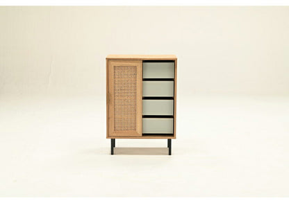 ラタン チェスト 幅60cm 天然ラタン 収納 引き出し ほぼ完成品 スチール脚 カゴメ編み おしゃれ 韓国インテリア リビング ダイニング 棚 木製 ラック コンパクト シンプル 北欧(代引不可)