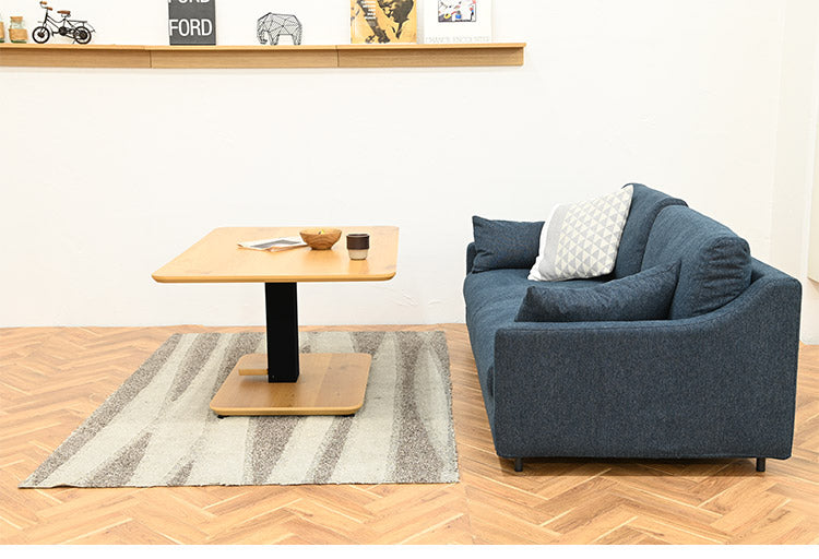 昇降式テーブル 幅105cm 突板 高級感 高さ調節可能 天然木 ダイニングテーブル リビングテーブル センターテーブル スチール ガス昇降 おしゃれ インテリア 北欧 リビング ダイニング(代引不可)