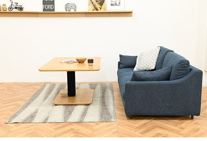 昇降式テーブル 幅105cm 突板 高級感 高さ調節可能 天然木 ダイニングテーブル リビングテーブル センターテーブル スチール ガス昇降 おしゃれ インテリア 北欧 リビング ダイニング(代引不可)