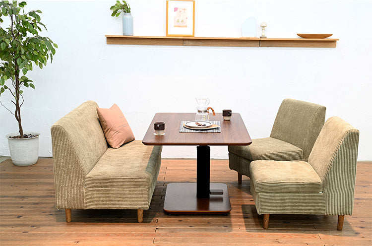 こたつテーブル 昇降式 幅105cm 突板 高級感 高さ調節可能 天然木 ダイニングテーブル リビングテーブル センターテーブル スチール ガス昇降 おしゃれ インテリア 北欧 リビング ダイニング(代引不可)