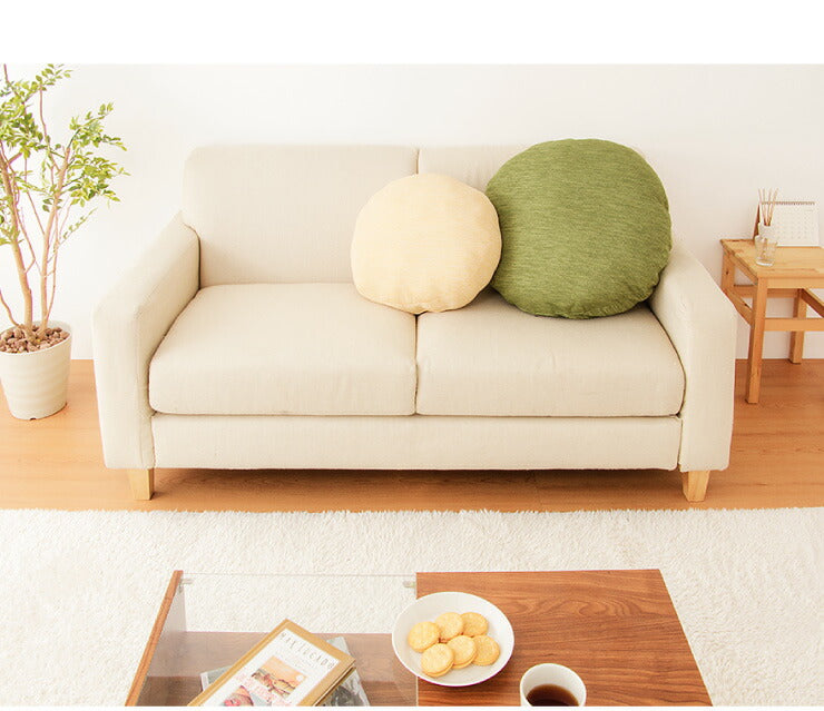 クッション 座布団 杢調 60cm おしゃれ モダン シンプル かわいい 大きい 北欧 丸型 円形 円形タイプ スウェット テレワーク フロアクッション ラウンドクッション 座ぶとん CH-0260R