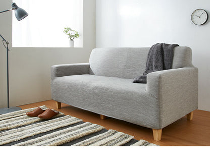 ソファーカバー 2人掛け 肘あり 杢調 2人用 北欧 おしゃれ 洗える ウォッシャブル フィットタイプ ストレッチ 伸縮素材 ピッタリフィット ズレない 肘掛あり 肘つき ソファカバー カバー