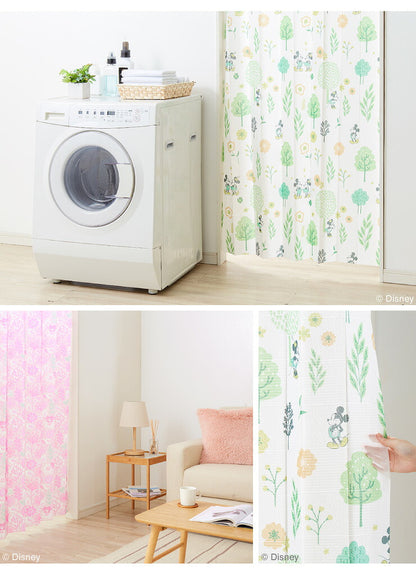 ディズニー 間仕切りカーテン 幅100 幅150 フリーカット アリス ミッキー ミニー 遮熱 遮光 保温 遮像 目隠し UVカット