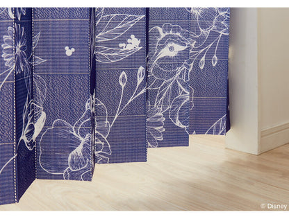 ディズニー 間仕切りカーテン 幅100 幅150 フリーカット プーさん ミッキー 遮熱 遮光 保温 遮像 目隠し UVカット パタパタ