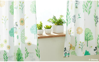 ディズニー カーテン 2枚セット 【3タイプ×4サイズ】 アリス ミッキー ミニー 厚地カーテン 幅100 丈110 丈135 丈178 丈200