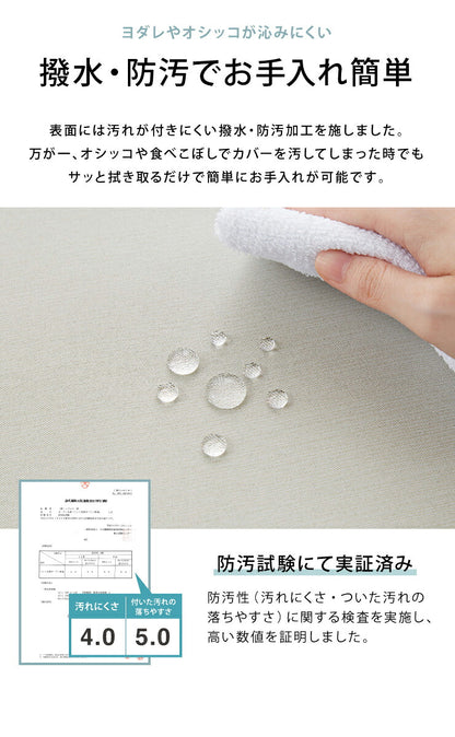 耐圧分散マット ペット用マット Sサイズ ペット マットレス 70×50 厚さ5cm 床ずれ防止 抗菌 防臭 防水 防汚加工 PLEMIUM PET LIVING