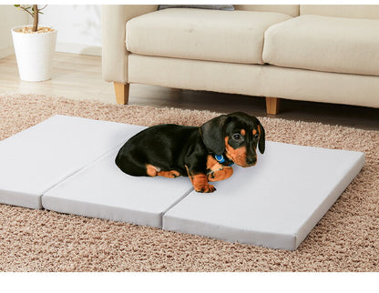 耐圧分散マット ペット用マット Sサイズ ペット マットレス 70×50 厚さ5cm 床ずれ防止 抗菌 防臭 防水 防汚加工 PLEMIUM PET LIVING