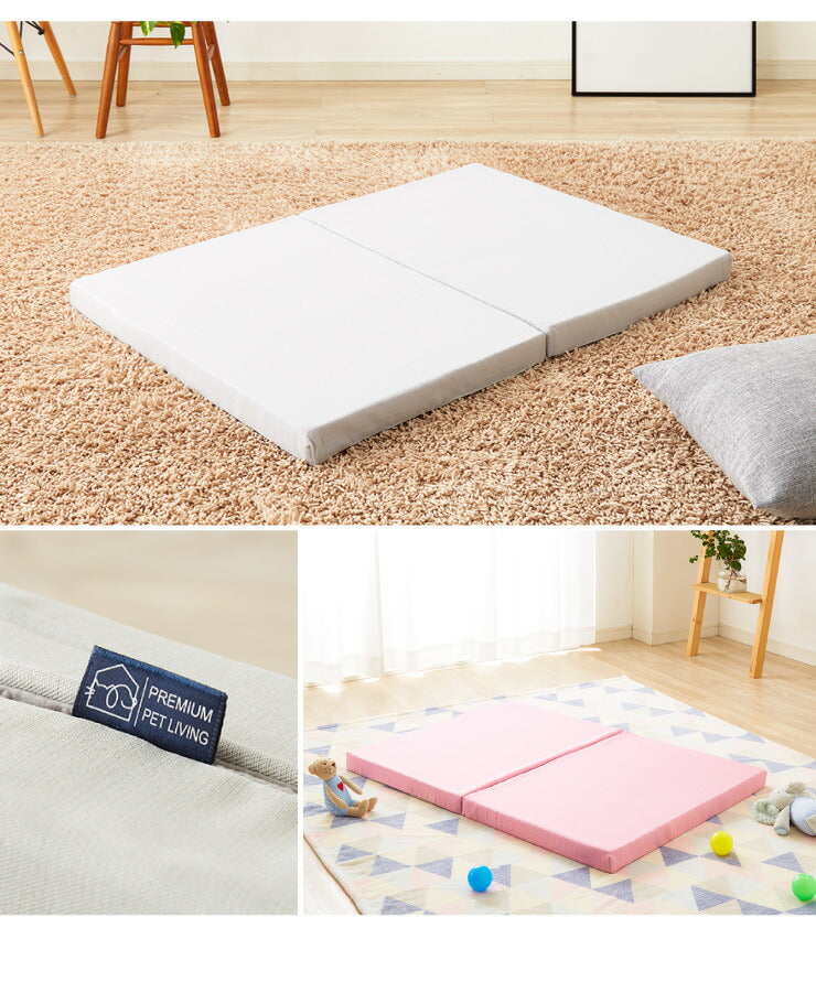 耐圧分散マット ペット用マット Mサイズ ペット マットレス 100×70 厚さ5cm 床ずれ防止 抗菌 防臭 防水 防汚加工 PLEMIUM PET LIVING