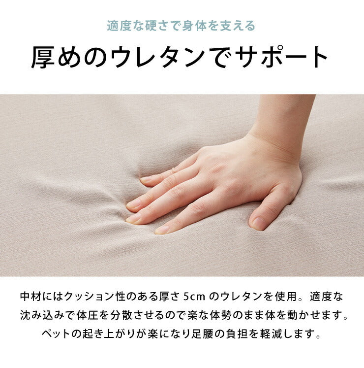耐圧分散マット ペット用マット Mサイズ ペット マットレス 100×70 厚さ5cm 床ずれ防止 抗菌 防臭 防水 防汚加工 PLEMIUM PET LIVING