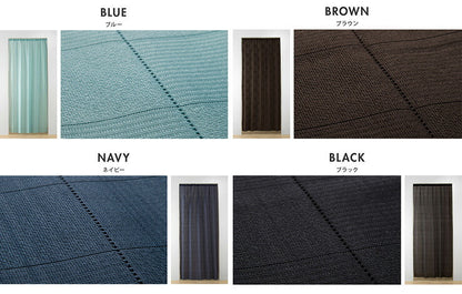 間仕切りカーテン 幅100cm 突っ張り式カーテンレール 70~110cm セット 遮熱 保温 つっぱり式 遮像 UVカット カーテン