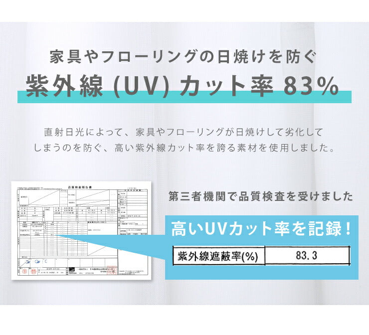 防カビレースカーテン 2枚組 幅100 幅150 防カビ 結露防止 遮熱 遮像 UVカット 紫外線カット レースカーテン カーテン ウォッシャブル 洗える 丸洗い フック付き おしゃれ 北欧 節電 省エネ エコ