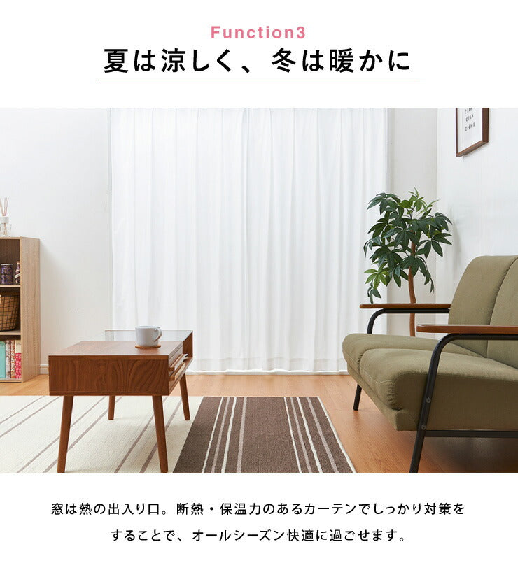 ミラーレースカーテン 2枚重ね 高機能 幅100cm 2枚組 カーテン レースカーテン 多機能 UVカット 採光 断熱 保温 遮像 省エネ(代引不可)