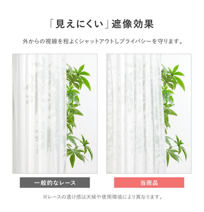 カーテン ディズニー disney 4枚セット ミッキー ミッキーマウス シルエット リーフ ドレープ レースカーテン付き 幅100 洗える(代引不可)