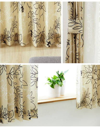 カーテン ディズニー disney 4枚セット ミッキー ミッキーマウス ミニー ミニーマウス ラインリーフ ドレープ レース 幅100(代引不可)