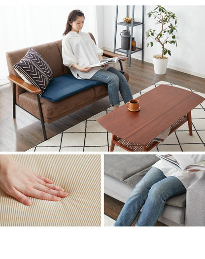 ソファーパッド コーデュロイ 撥水加工 3人掛け 幅150 奥行50 厚さ4cm ボリューム クッション ごろ寝 3P 座布団 洗える ウォッシャブル 清潔 あったか おしゃれ ソファーカバー