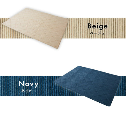 ラグ カーペット 長方形 コーデュロイ 190×240 厚手 おしゃれ 3畳 撥水加工 滑り止め 約1.5cm厚 防音 省エネ ウレタン クッション グレー ピンク ベージュ ネイビー