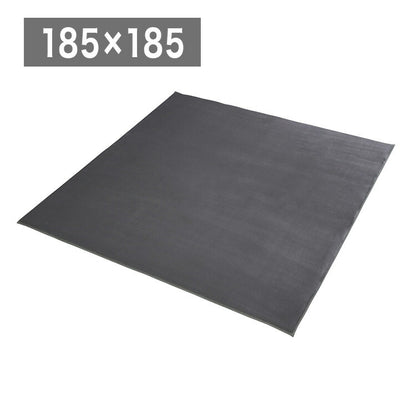 アイリスオーヤマ ラ・クッションラグ マイクロムートンタイプ 185×185cm グレー ACRM-1818 ラグ ラグマット カーペット IRIS OYAMA