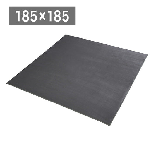 アイリスオーヤマ ラ・クッションラグ マイクロムートンタイプ 185×185cm グレー ACRM-1818 ラグ ラグマット カーペット IRIS OYAMA