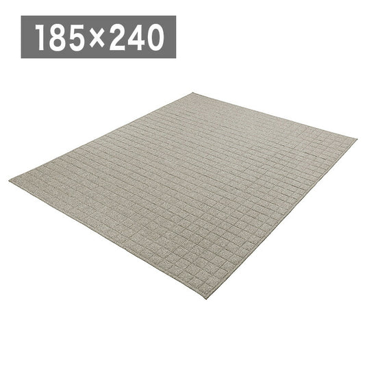 アイリスオーヤマ 麻混ラグ 185×240cm グレー ORG-A1824 ラグ ラグマット カーペット IRIS OYAMA