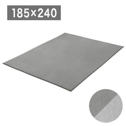 アイリスオーヤマ ラ・クッションラグ リバーシブルタイプ 185×240cm グレー ACRR-CM1824 ラグ ラグマット カーペット IRIS OYAMA