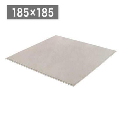 アイリスオーヤマ 杢ラビットファー調ラグ 185×185cm ベージュ ORG-R1818 ラグ ラグマット カーペット IRIS OYAMA