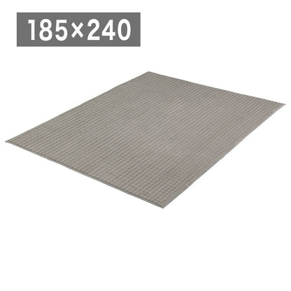 アイリスオーヤマ ラビットファー調グリッドラグ 185×240cm ベージュ ORG-G1824 ラグ ラグマット カーペット IRIS OYAMA