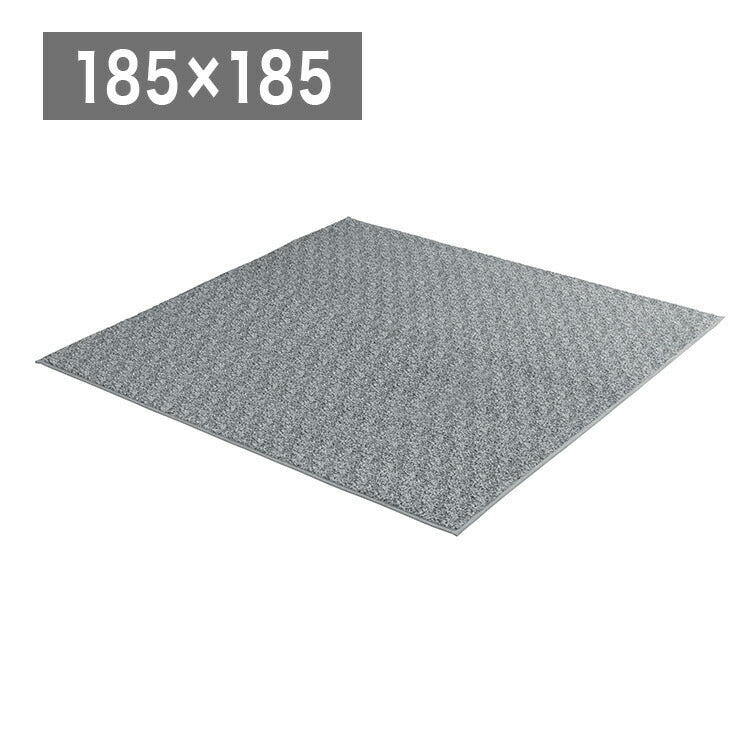 アイリスオーヤマ 杢シープ調ラグ 185×185cm グレー ORG-S1818 ラグ ラグマット カーペット IRIS OYAMA