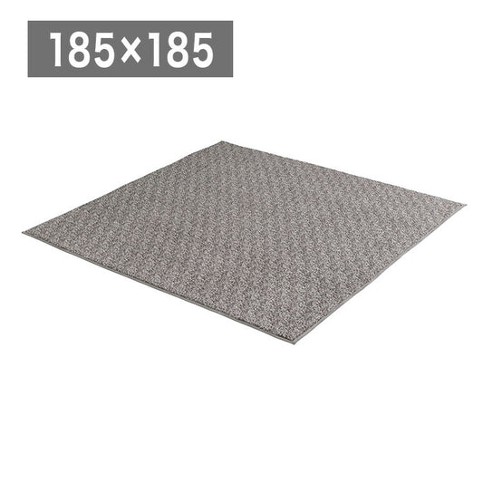 アイリスオーヤマ 杢シープ調ラグ 185×185cm ブラウン ORG-S1818 ラグ ラグマット カーペット IRIS OYAMA