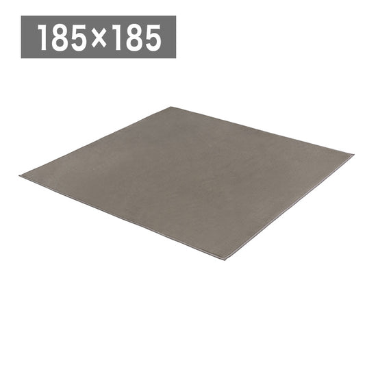 アイリスオーヤマ リバーシブルラグ ヘリンボーンxドットベロア 185×185cm ブラウン ORG-H1818 ラグ ラグマット カーペット IRIS OYAMA