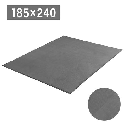 アイリスオーヤマ リバーシブルラグ ヘリンボーンxドットベロア 185×240cm グレー ORG-H1824 ラグ ラグマット カーペット IRIS OYAMA