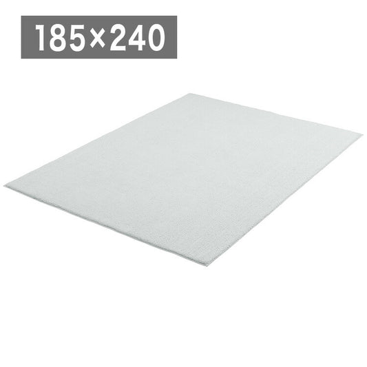 アイリスオーヤマ ラ・クッションラグ シープ調ボア 185×240cm グレー ACRSB-1824 ラグ ラグマット カーペット IRIS OYAMA