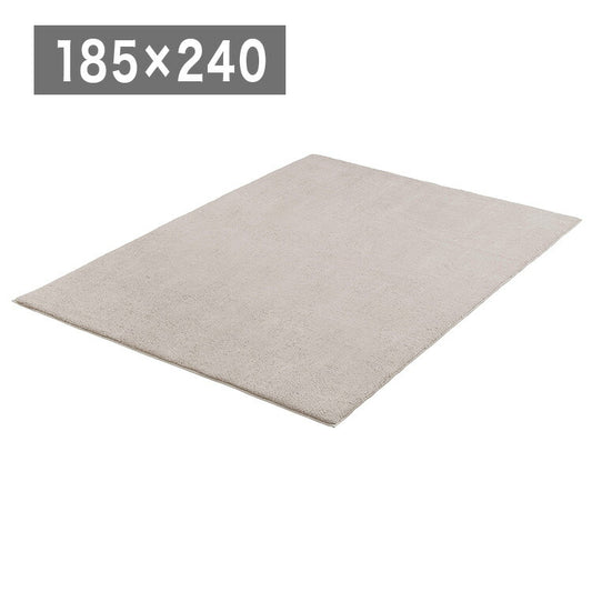 アイリスオーヤマ ラ・クッションラグ シープ調ボア 185×240cm ベージュ ACRSB-1824 ラグ ラグマット カーペット IRIS OYAMA