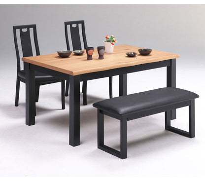 ダイニングテーブル 幅140cm インテリア テーブル デスク 机 リビングテーブル つくえ ダイニングテーブル リビングダイニング なぐり加工 食卓 食卓テーブル モダン 木製 おしゃれ(代引不可)