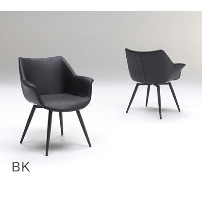 セラミック ダイニングセット 3点セット 2人掛け ラウンドテーブル 360°回転 ダイニングチェア 合皮 アイアン モダン おしゃれ ホワイト 白 グレー モノトーン 円形(代引不可)