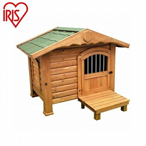 アイリスオーヤマ ロッジ犬舎 RK-950 ブラウン ロッジ犬舎 犬用 ペット用 IRIS OYAMA(代引不可)