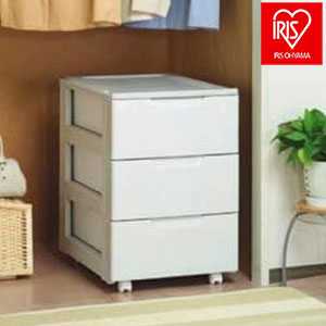 アイリスオーヤマ チェスト 3段 引き出し 収納 収納ケース 収納ボックス ロングチェスト HG-443 IRIS OYAMA(代引不可)