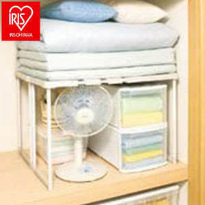 アイリスオーヤマ 2個セット クローゼット フリーラック 伸縮ラック 伸縮押し入れ整理棚 押入れ 押し入れ SOR-370H×2 IRIS OYAMA(代引不可)