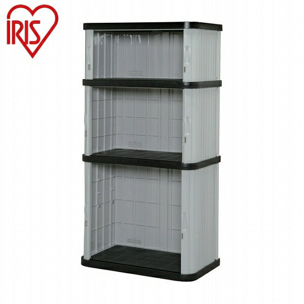 アイリスオーヤマ ミニロッカー ML-1850V ブラック/グレー ミニロッカー 新生活 IRIS OYAMA(代引不可)