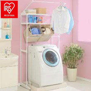 アイリスオーヤマ バッグ付ランドリーラック 洗濯機ラック ランドリー収納 HLR-192B IRIS OYAMA(代引不可)