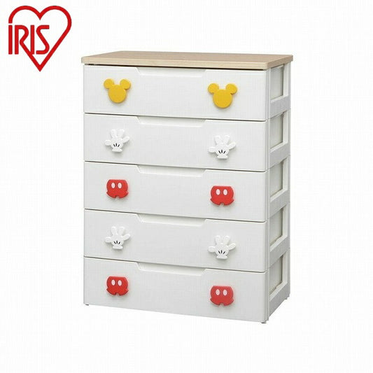 アイリスオーヤマ キッズチェスト キッズチェスト 5段 ミッキー MHG2-725 新生活 IRIS OYAMA(代引不可)