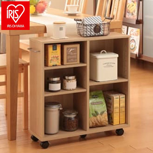 アイリスオーヤマ 収納ワゴン リビングワゴン キッチンワゴン ラック 書棚 本棚 収納カート SYR-6020 IRIS OYAMA(代引不可)