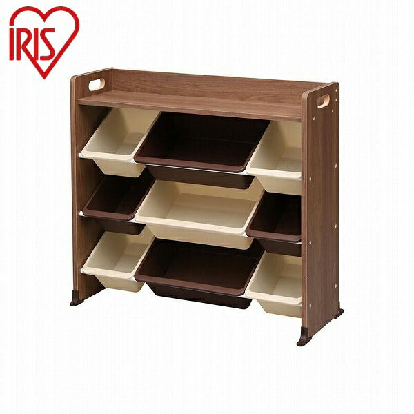アイリスオーヤマ 天板付キッズトイハウスラック TKTHR-39 ブラウン 天板付キッズトイハウスラック IRIS OYAMA(代引不可)