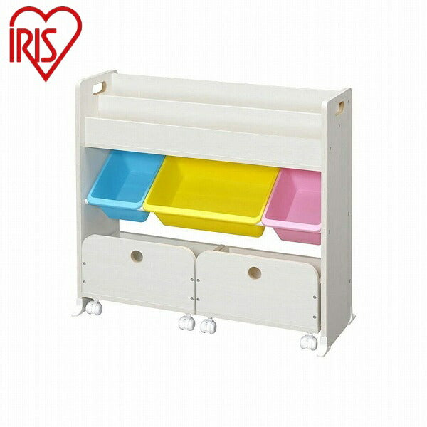 アイリスオーヤマ 収納カートトイハウスラック STHR-13 パステル 収納カートトイハウスラック IRIS OYAMA(代引不可)
