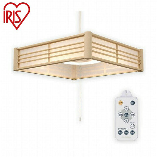 アイリスオーヤマ 和風ペンダントライト メタルサーキットシリーズ 8畳調色 PLM8DL-J メタルサーキットシリーズ 和風LEDペンダントライト ~8畳/調色・調光 リモコン付き IRIS OYAMA(代引不可)