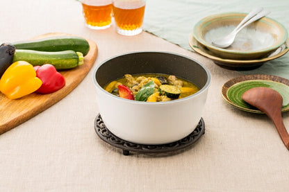 アイリスオーヤマ フライパンセット IH 6点セット 着脱ハンドル ダイヤモンドコートパンマーブルIH用6点セット ISN-SE6 IRIS OYAMA キッチン 調理用品 キッチンツール(代引不可)