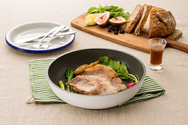 アイリスオーヤマ ダイヤモンドコートパンマーブル フライパン28cm ISN-F28 IRIS OYAMA キッチン 調理用品 キッチンツール(代引不可)